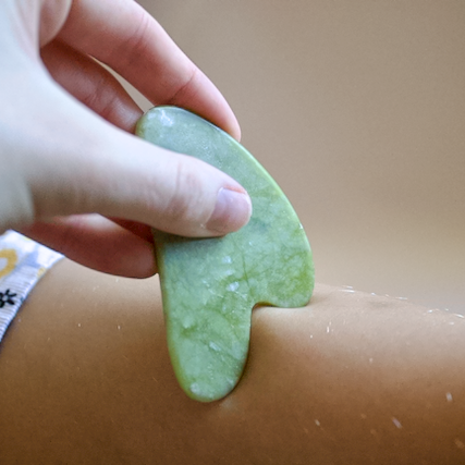 Gua Sha Stone for Scar Massage
