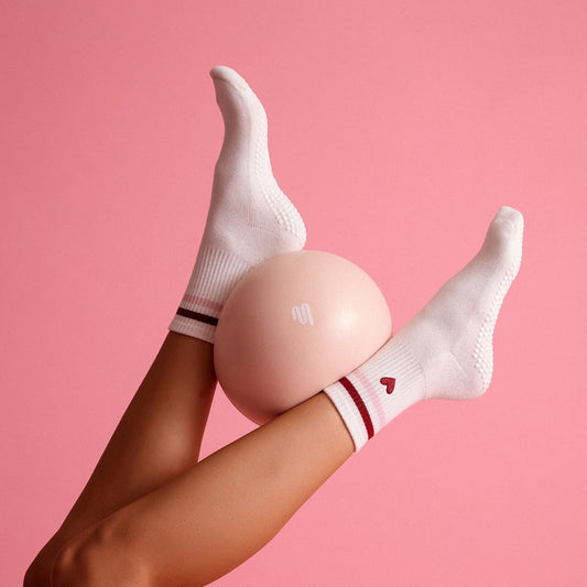Pilates Grip Socks | Sweet Stripe