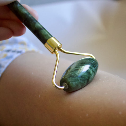Scar Massage Set | Gua Sha Roller + Stone