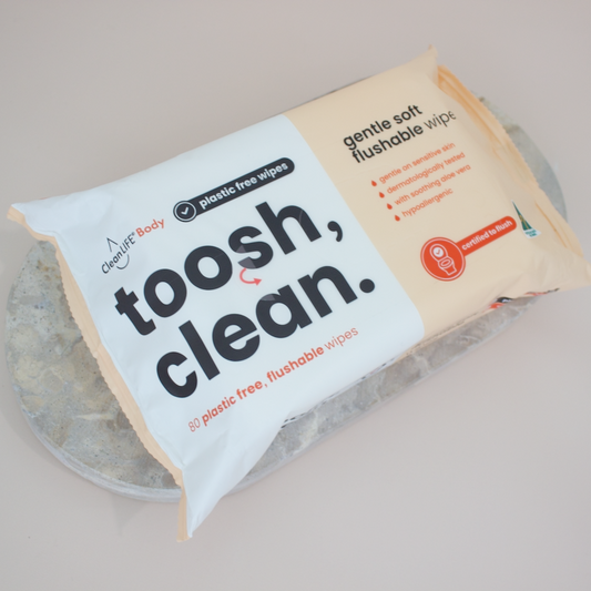 Toosh Clean Flushable Wipes