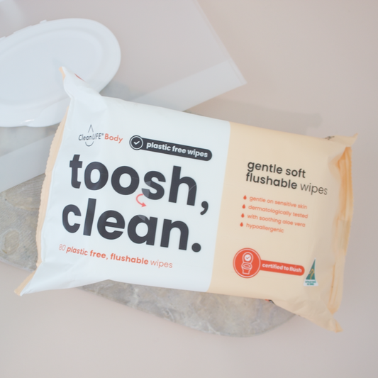 Toosh Clean Flushable Wipes